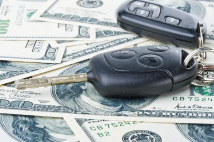 Car Keys on Top of a Pile of Money